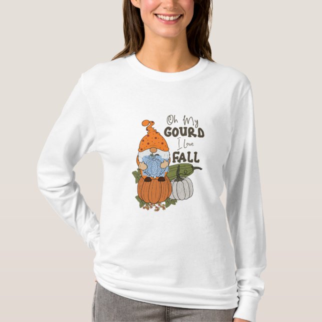 Camiseta Oh Mi Gourd, Amo La Caída (Anverso)