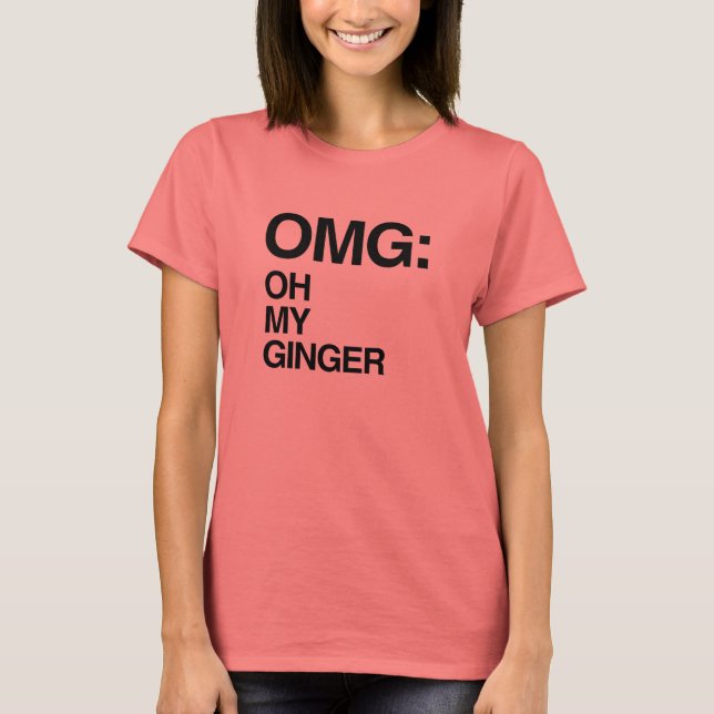 CAMISETA OH MI JENGIBRE (Anverso)
