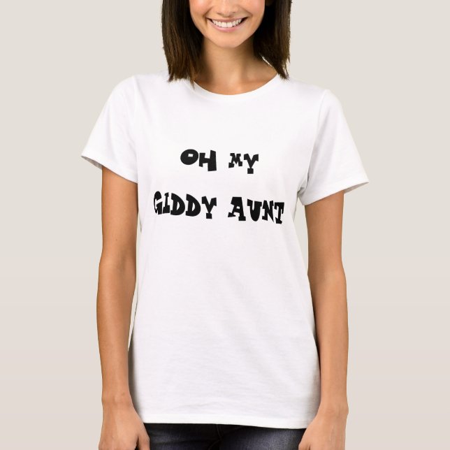 Camiseta Oh mi tía vertiginosa (Anverso)