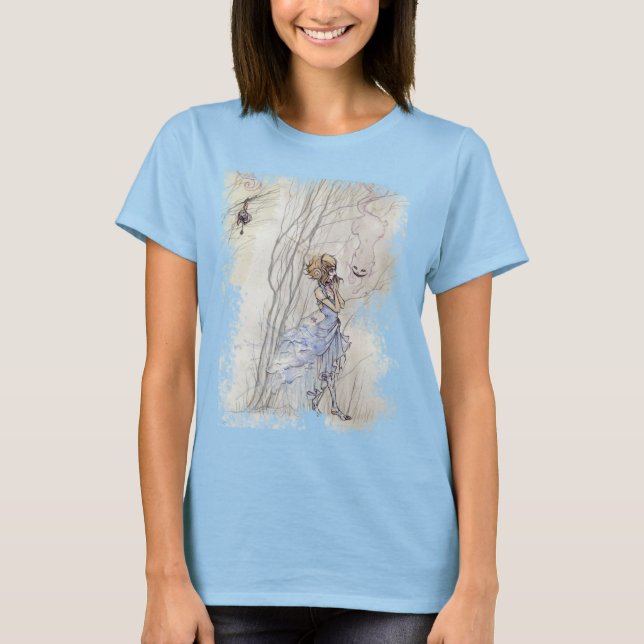 Camiseta ¡Oh mi! ¿Un gato que puede sonreír? (Anverso)