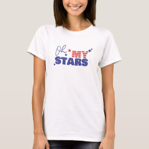 Camiseta Oh mis estrellas bandera de EEUU