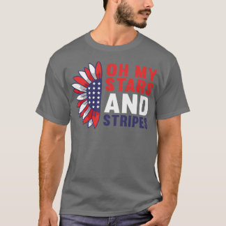 Camiseta Oh Mis Estrellas Y Stripes Estados Unidos Patrióti