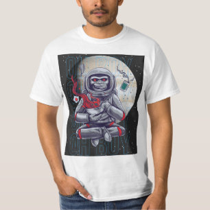 Camiseta oh mono chico en el espacio