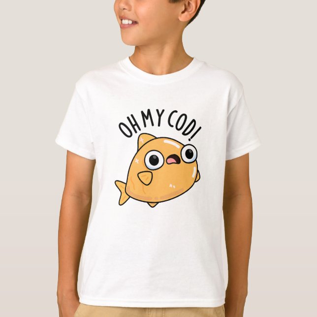 Camiseta Oh My Cod Chiste Divertido De Pescado  (Anverso)