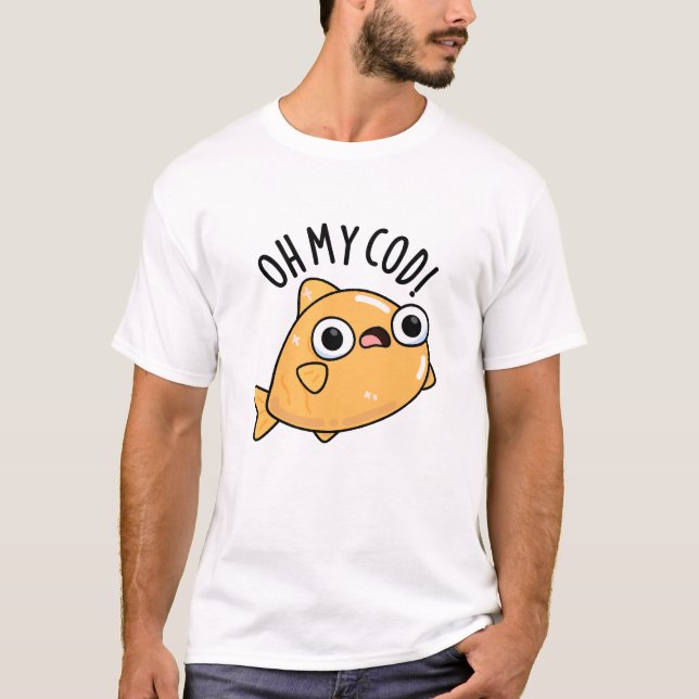 Camiseta Oh My Cod Funny Fish Pun (Anverso)