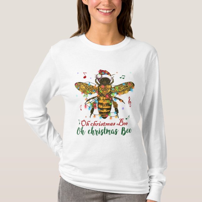 Camiseta Oh Navidades Bee Oh Navidades Bee Light (Anverso)