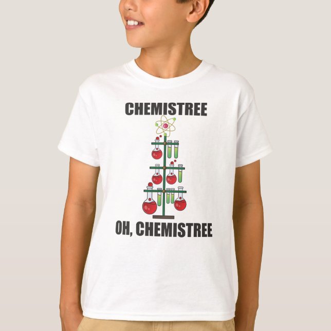 Camiseta Oh Navidades de Química Profesor de Química (Anverso)