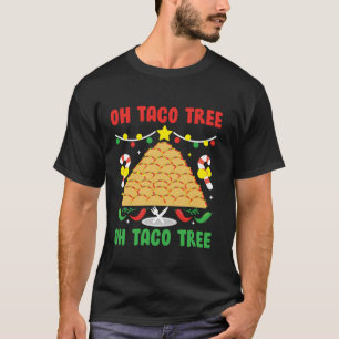 Camiseta Oh Navidades de Taco Tree Mexican Food Taco Lover