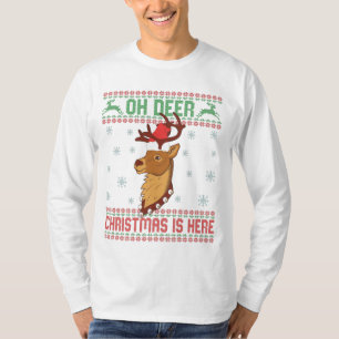 Camiseta Oh Navidades De Venados Aquí, Un Enorme Deer Lover