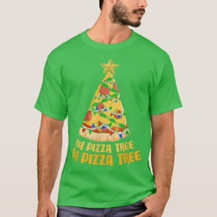 Camiseta Oh Navidades Pizza Tree Cheese Food Baking Pizza T