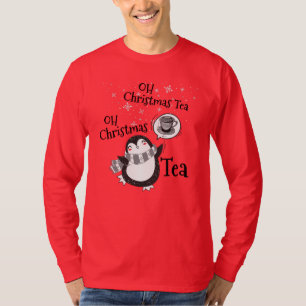 Camiseta Oh Navidades Tea Penguin Lover - Té Drinker