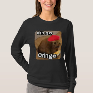 Camiseta Oh No Gato Desorbitado Baguette Francesa T Gato De