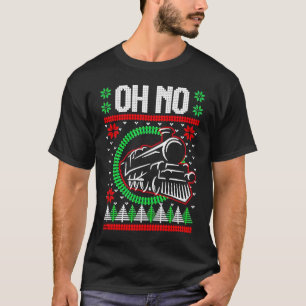 Camiseta Oh No, Navidades Polar Express