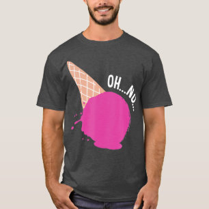 Camiseta oh no se ha caído la comida chatarra de amante de 