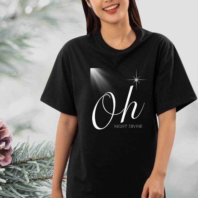 Camiseta Oh Noche Divina Navidades Cristianos Canta Jesús (Subido por el creador)