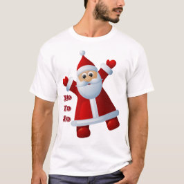 Camiseta ¡Oh! ¡Oh! ¡Oh! Cute Santa Claus Feliz Navidad