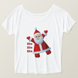 Camiseta ¡Oh! ¡Oh! ¡Oh! Cute Santa Claus Feliz Navidad