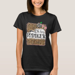 Camiseta Oh Oye, Niño Leopard De Vuelta Al Profesor De Niño
