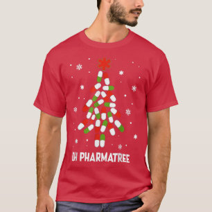 Camiseta Oh Pharmatree Pills Christmas Tree Lights Pharmaci