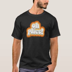 Camiseta Oh Plies Estilo Retro Vintage Ballet Dance Pun Chi