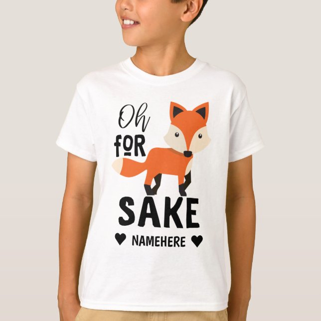 Camiseta Oh Por Fox Sake (Anverso)
