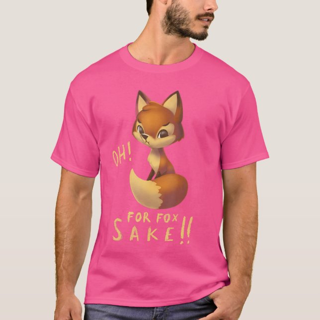Camiseta Oh Por Fox Sake Cute Funny Fox (Anverso)