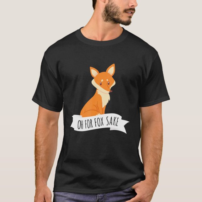 Camiseta Oh Por Fox Sake Pun Sarcástico (Anverso)
