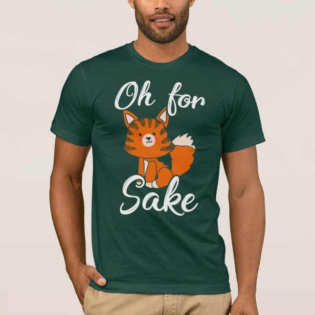 Camiseta Oh Por La Vida Silvestre De Fox Sake (Anverso)