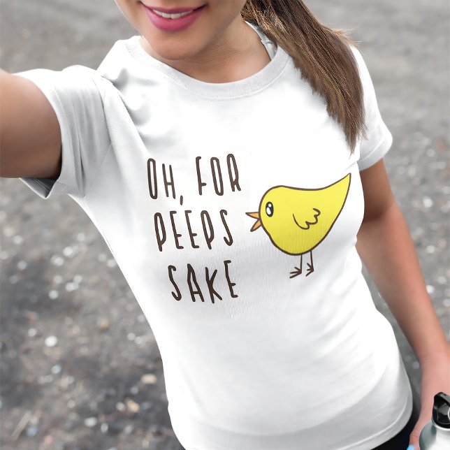 Camiseta Oh Por Los Peeps Sake Adorable Pascua Graciosa Chi (Subido por el creador)