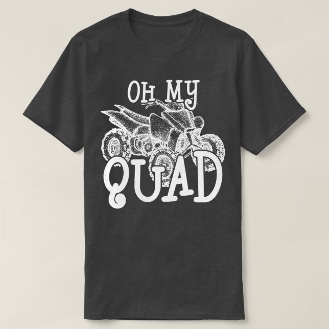 Camiseta Oh Quad My Quad ATV Aovers (Diseño del anverso)