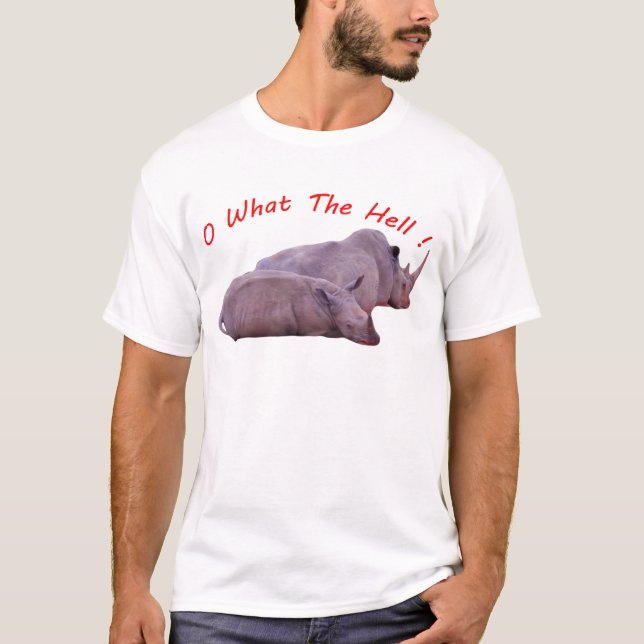 Camiseta ¡oh, qué diablos! (Anverso)