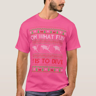 Camiseta Oh Qué Diversión Es Bucear Fea Scuba Buceando Cris