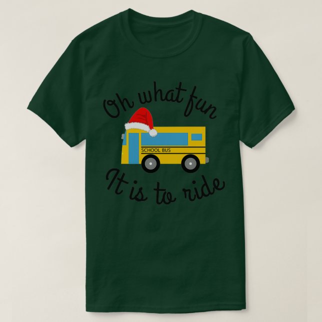 Camiseta Oh, qué divertido bus (Diseño del anverso)
