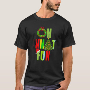 Camiseta Oh Qué Divertido Feliz Feliz Navidad Sombrero De P