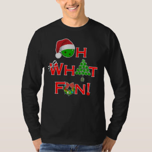 Camiseta Oh Qué Navidades Diversos Pickleball Oscuro