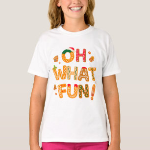 Camiseta Oh Qué Navidades divertidos Cookies Gingerbread
