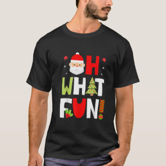 Camiseta Oh Qué Navidades Divertidos Regalos Niños Chicas S