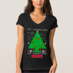 Camiseta Oh Químist Chemist Tree Funny Science Navidades<br><div class="desc">Oh Navidades de Química de Árbol Químico Divertidos de Ciencia Química. Elementos químicos divertidos química disfraz de árbol de Navidad para los hombres mujeres profesoras o para todos los amantes de la ciencia y educadores de química, nerds, geeks y entusiastas de las mesas periódicas. Camisas perfectas para los amantes de...</div>