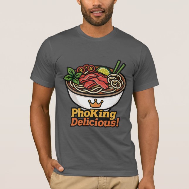 Camiseta ¡Oh, rey Delicioso! (Anverso)