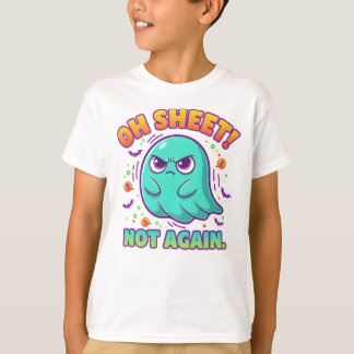 Camiseta Oh Sheet Halloween Ghost Shirt | Kids’ Funny Spook