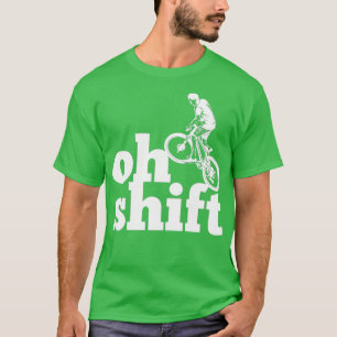 Camiseta Oh Shift Funny Bicycling (4)
