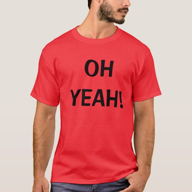 CAMISETA ¡OH SÍ! (Anverso)