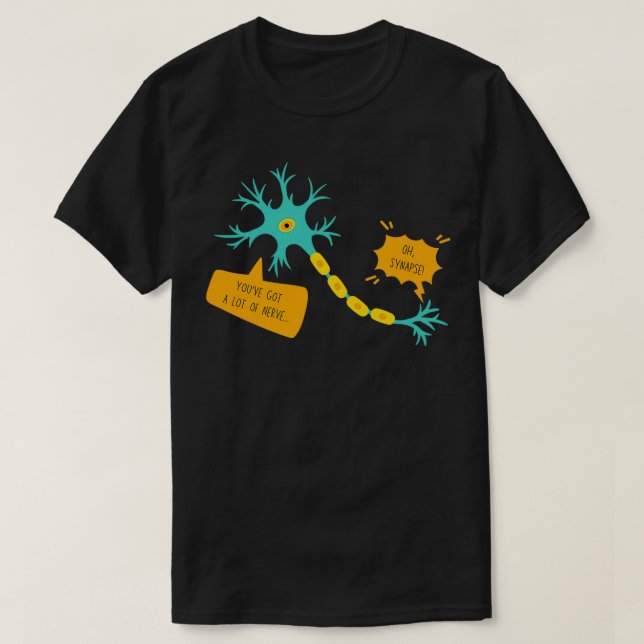Camiseta Oh Sinapsis Neurona Neurociencia Puntuación Cienci (Diseño del anverso)