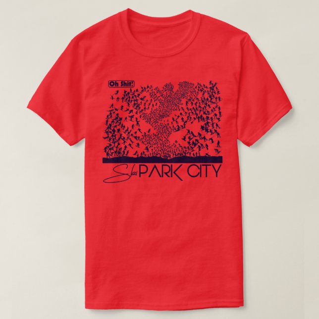 Camiseta Oh Ski Park City (Diseño del anverso)