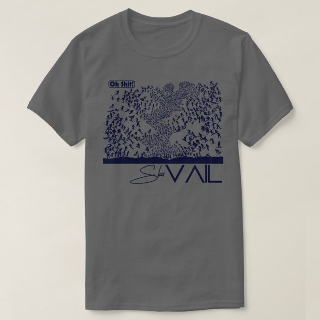 Camiseta Oh Ski Vail (Diseño del anverso)