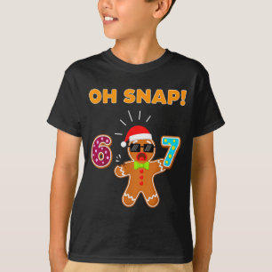 Camiseta Oh Snap 67 Seis Siete Meme Hombre de Jengibre Dive