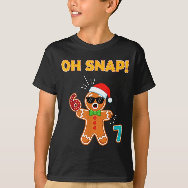 Camiseta Oh Snap 67 Seis Siete Meme Hombre de Jengibre Dive (Anverso)