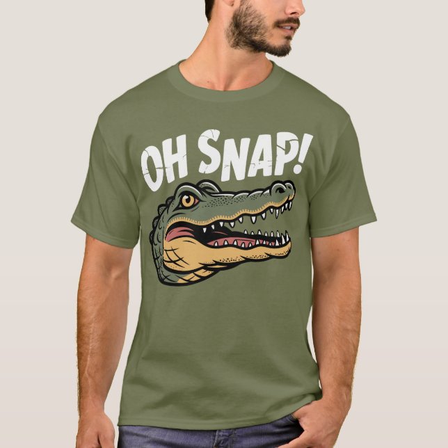 Camiseta Oh Snap Alligator (Anverso)