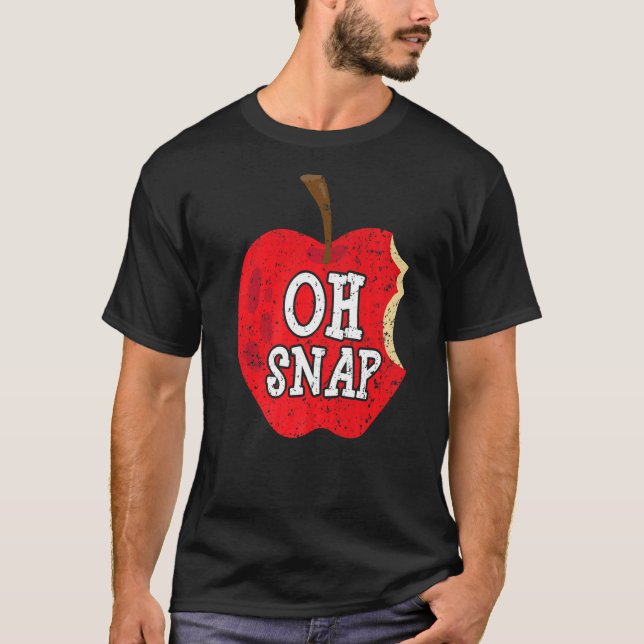 Camiseta Oh Snap Apple Picking Squad Apple Fruit Apple (Anverso)