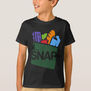 Camiseta Oh Snap beneficios de Ebt cupones de comida divert